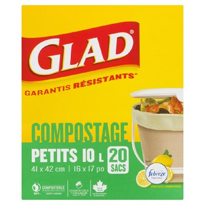 Glad Bags Compostable Small OS 20UN