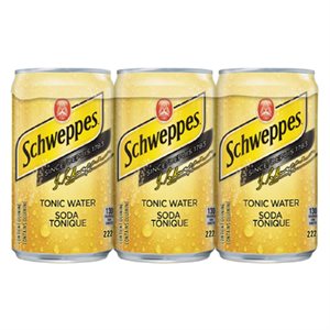 SCHWEPPE BOIS GAZ SODA TONIQUE 6x222ML