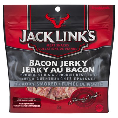 JACKLINK JERKY BACON FUMEE NOYER 65GR