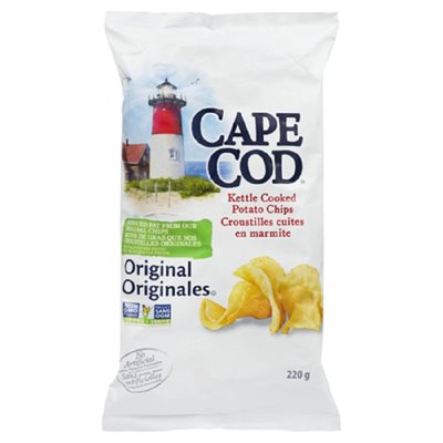 CapeCod Chips 40% Rducd Fat 220GR