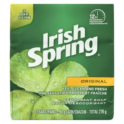 IRISHSPR BAR SAVON ORIGINAL 3UN