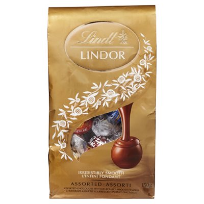 LINDOR SACHET CHOC ASSORTIS 150GR