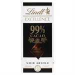 LINDT EXCELL BAR CHOC 99% CACAO     DISC 50GR