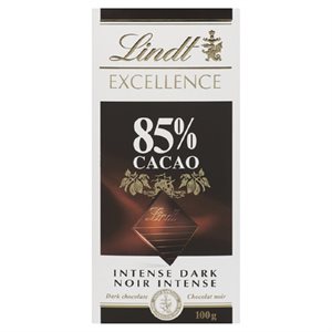 LINDT EXCELL BAR CHOC 85% CACAO 100GR