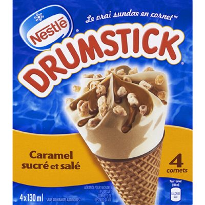 NESTLE DRUMSTICK CARAMEL S / SAL 4x130ML