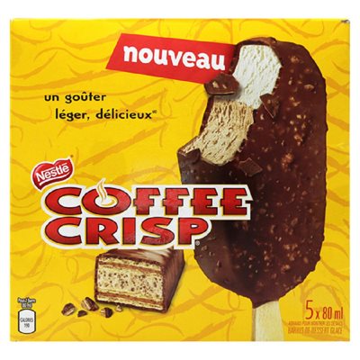 NESTLE COFFECRISP BAR GLACEE 5x96ML