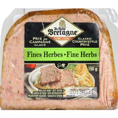 BRETAGNE PATE CAMPAGNE FHERBES 150GR