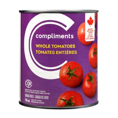 Comp Tomatoes Whole 796ML