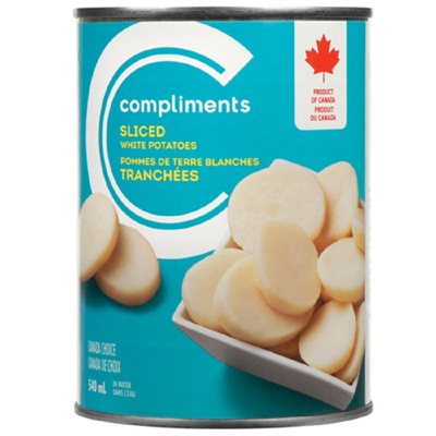 Comp Potatoes Sliced 540ML