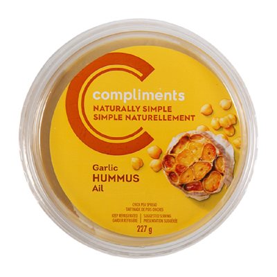 COMP HUMMUS AIL ROTI 227GR