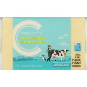 COMP FROM CHEDDAR DOUX BLANC 270GR