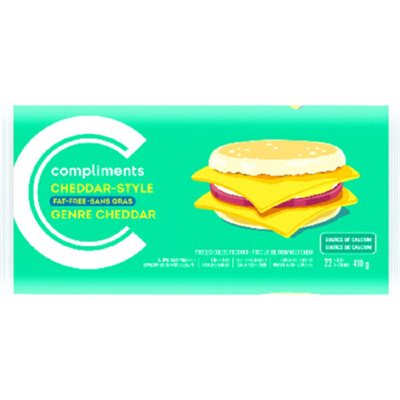 Comp Cheddar Style Slices F / F 410GR