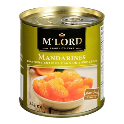 MLORD MANDARINE DANS SIROP LEG 284ML