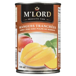 MLORD MANGUE TRANCHE DANS L'EAU 398ML