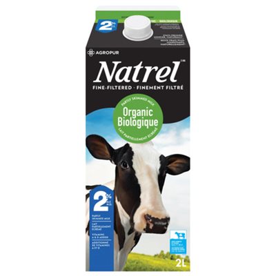 Natrel Org Partly Skim 2% Milk 2LT