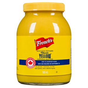 FRENCHS MOUTARDE JAUNE DISC 500ML