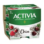 ACTIVIA YOG FRAMB CANN CHIA 2.8%    DISC 8x100GR