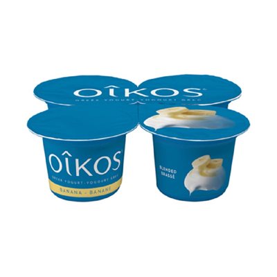 OIKOS YOG GREC BANANE 2% 4x100GR