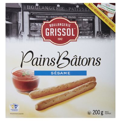 GRISSOL PAIN BATON SESAME 200GR