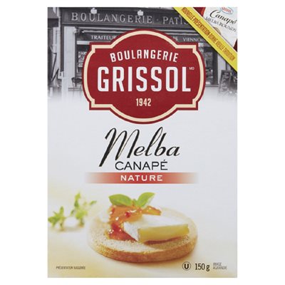 GRISSOL CANAPE MELBA ORIGINAL 150GR