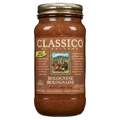 CLASSICO SAUCE BOLOGNAISE 650ML