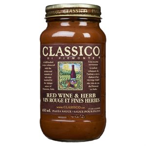 CLASSICO SAUCE PIEMONT VIN ROUGE 650ML