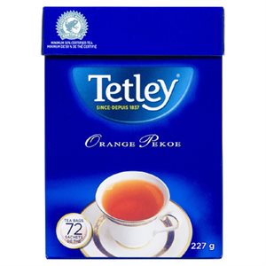 Tetley Tea Orange Pekoe 72UN