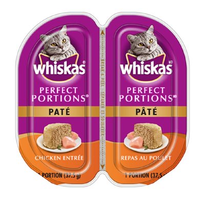 WHISKAS PP NOUR CHAT POULET 2x37.5GR