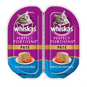 WHISKAS PP NOUR CHAT SAUMON 2x37.5GR