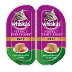 WHISKAS PP NOUR CHAT POUL&FOIE 2x37.5GR