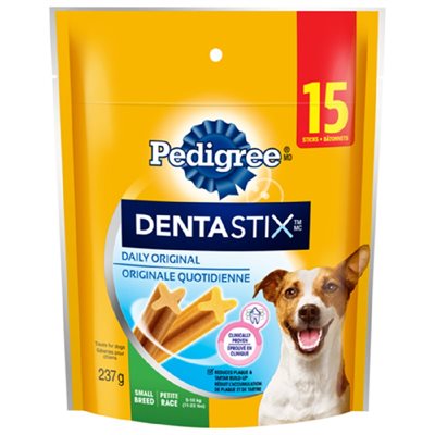 PEDIGREE DENTA GAT CHIENS PETITS 237GR