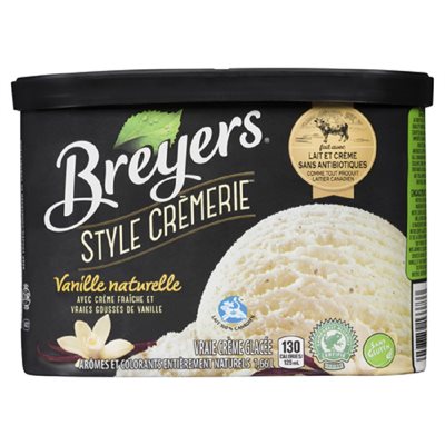 BREYERS CRM GL STYLE CRM VANILLE 1.66LT