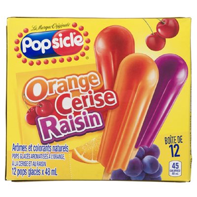 Popsicle Orange Cherry Grape 12x48ML