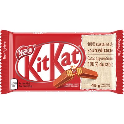 KIT KAT SINGLE 4 BATONNETS 45GR