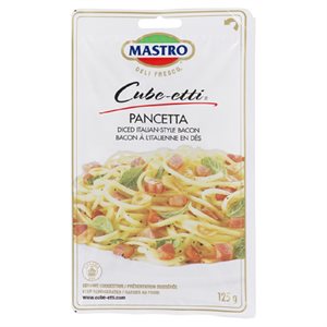 MASTRO PANCETTA CUBES 125GR