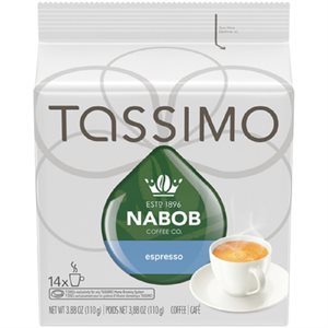 NABOB TASSIMO ESPRESSO 14 DOSES 110GR