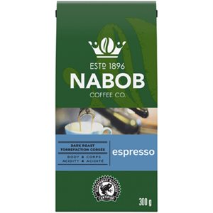 NABOB CAFE ESPRESSO MOULU 300GR