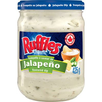 RUFFLES TREMPETTE JALAPENO 425GR