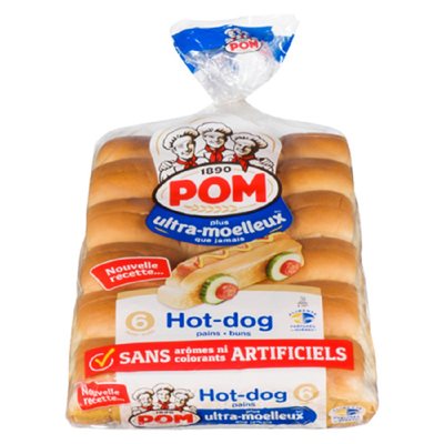 POM HOT DOG U.MOIST 6UN