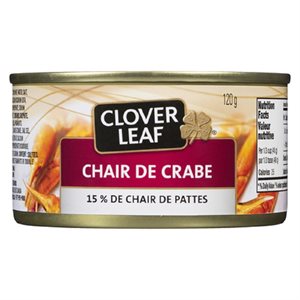 CLOVLEAF CHAIR DE CRABE MORCEAUX 120GR