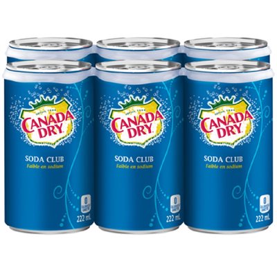 CANADDRY CLUB SODA 6x222ML