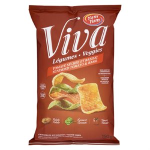 YumYum Viva VeggieChps Tom&Bsl 150GR