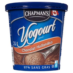 CHAPMANS YOG GL CHOC HOLLANDAIS 2LT