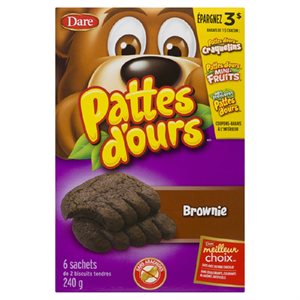 Dare Bear Paws Brownie 240GR