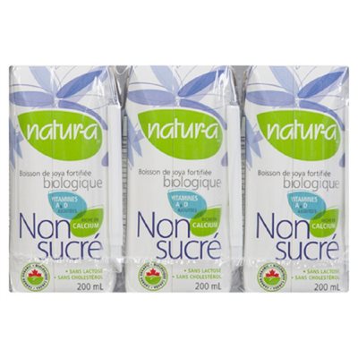 NATURA BOIS SOYA NSUCRE SGLUT BIO 3x200ML