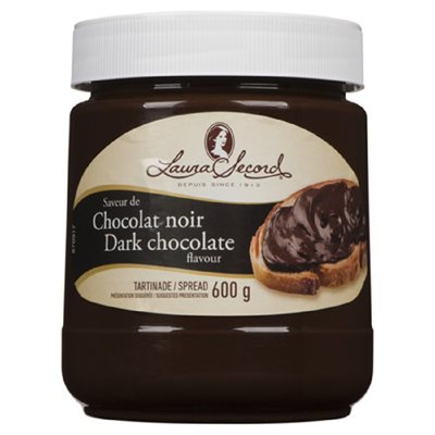 LauraSec Spread Prem Dark Choc 600GR