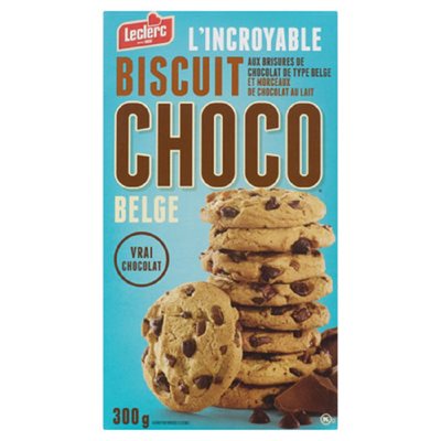 Leclerc Choc Belge Cookies 300GR