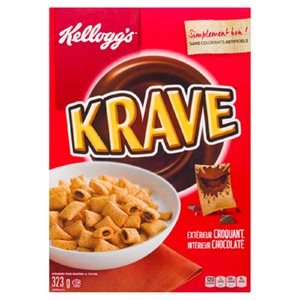 Kellogg Krave Cereal Chocolaty 323GR