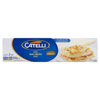 CATELLI PATES MACARONI LONG 454GR