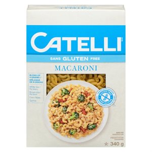 CATELLI PATES MACARONI SGLUT 340GR